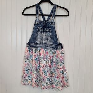 Girls Jordache pinafore dress, YL 10-12